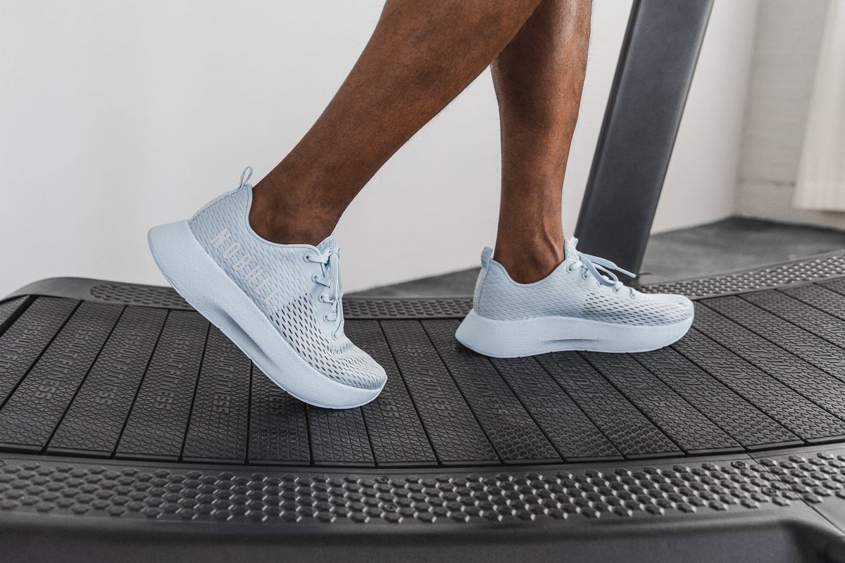 Nobull Runner+ Men's Running Shoes Blue | Australia (RL1407)
